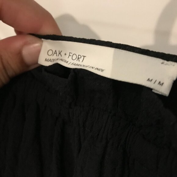 Oak + Fort Black Summer Dress - Picture 3 of 3